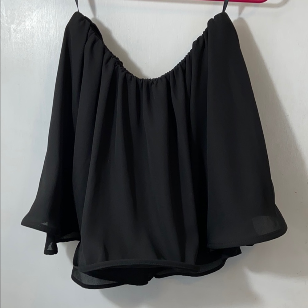 Off the shoulder flowy top